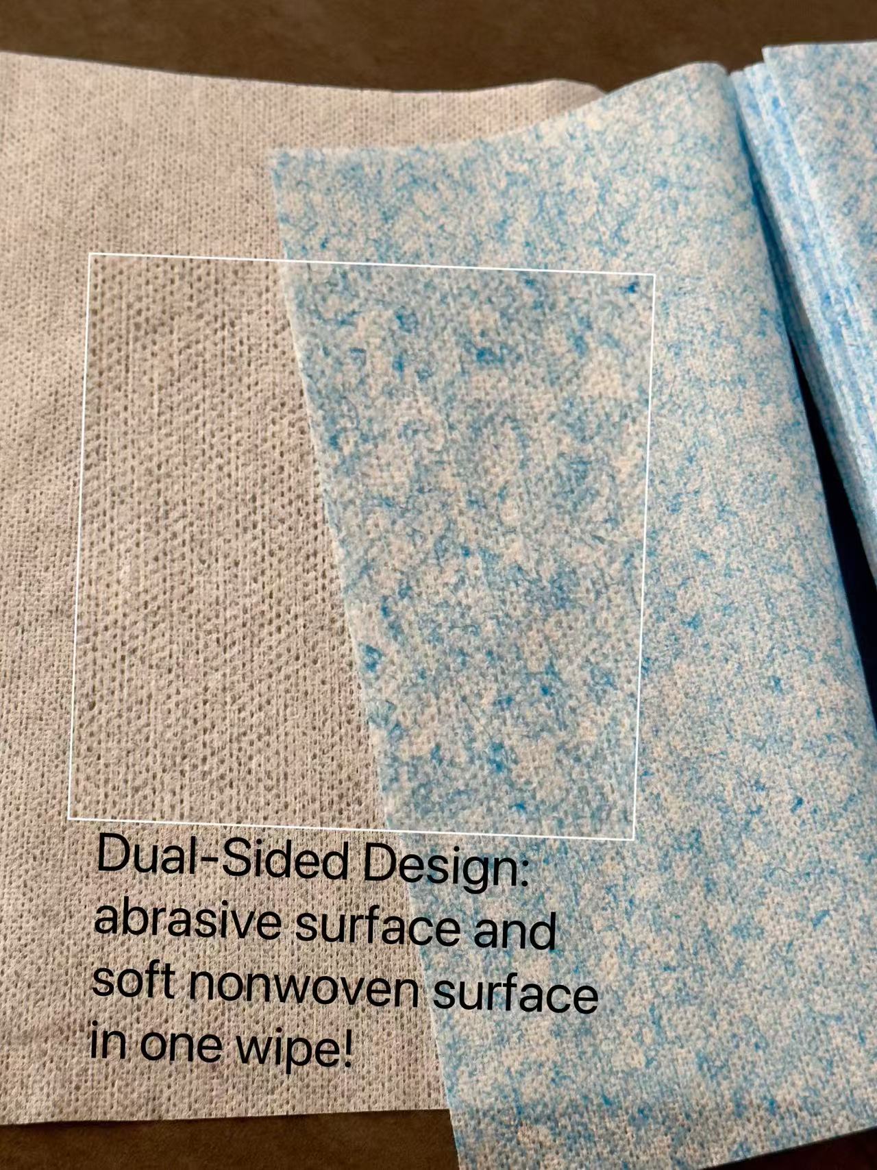 Spunlace Abrasive Wipes